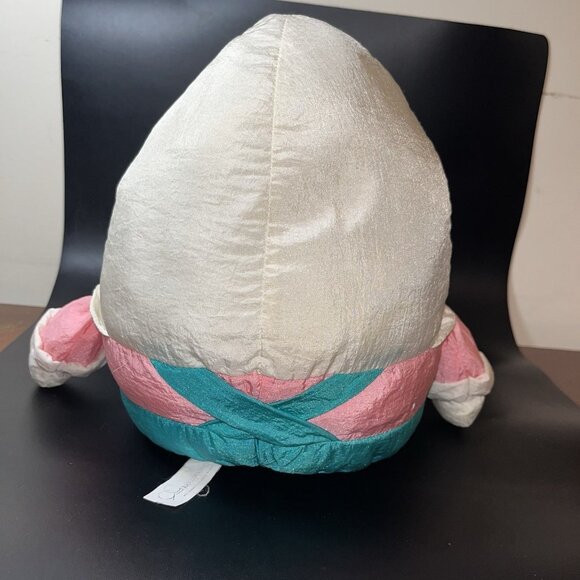 Department 56 Humpty Dumpty Egg Plush Parachute Stuffed STAINED & Paint Vintage - Picture 5 of 16